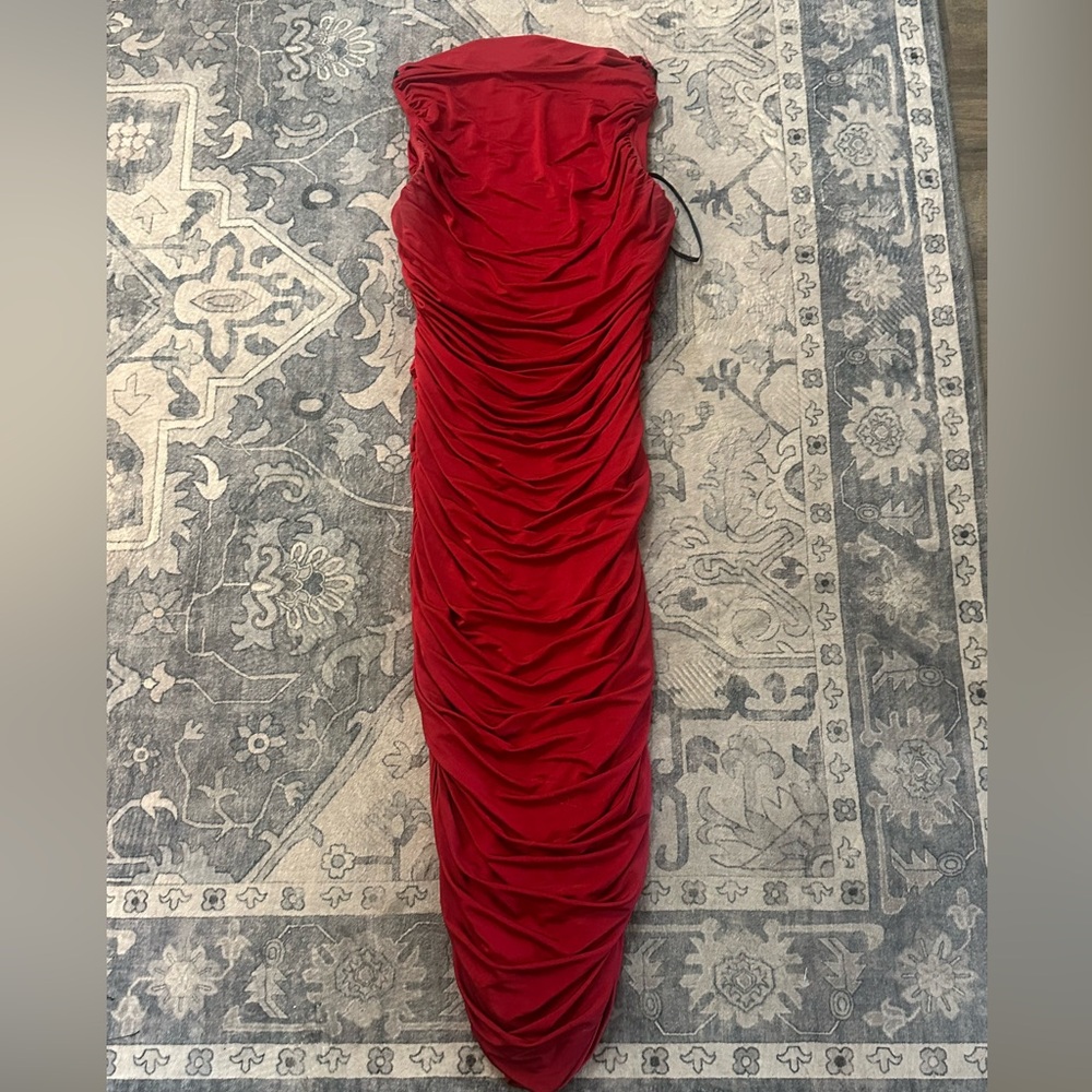 Bebe Elegant Red Tube Dress